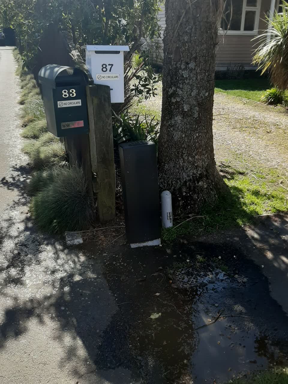 The photograph attached to this water supply report