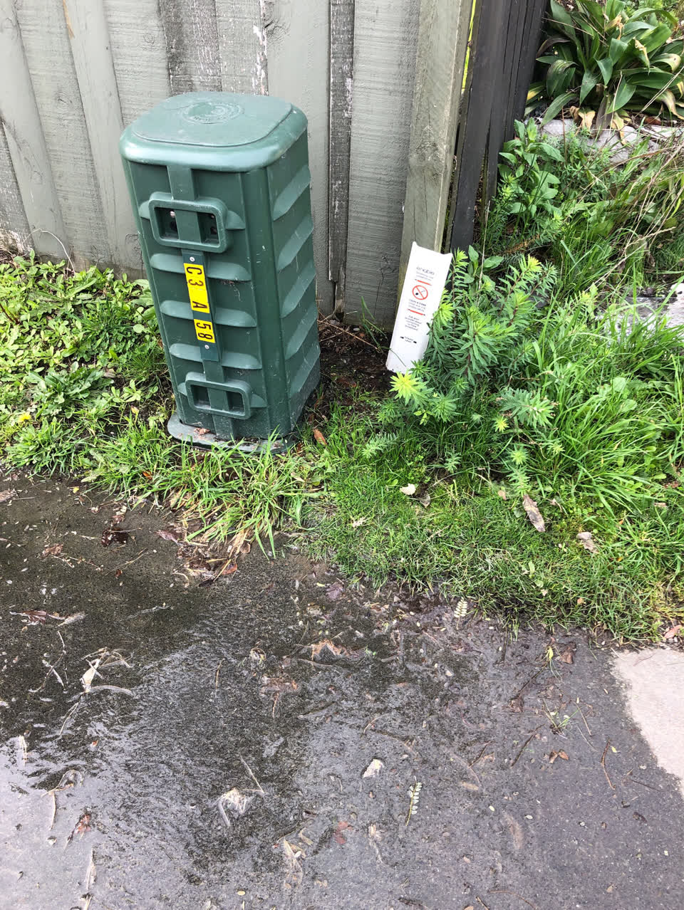 The photograph attached to this water supply report