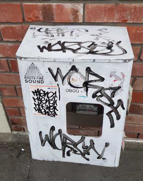 Graffiti, a report photo