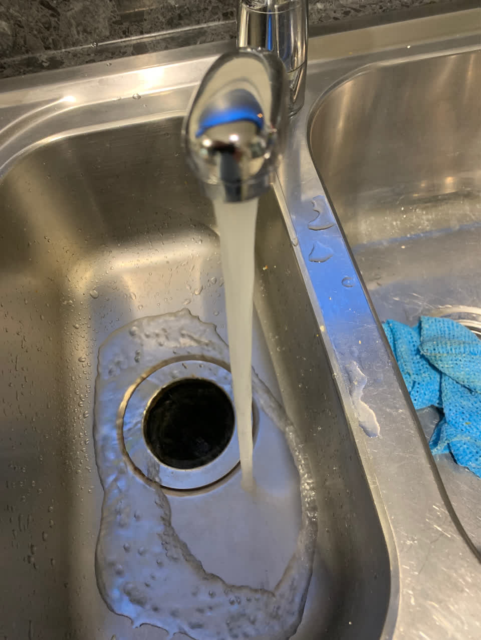 The photograph attached to this water supply report