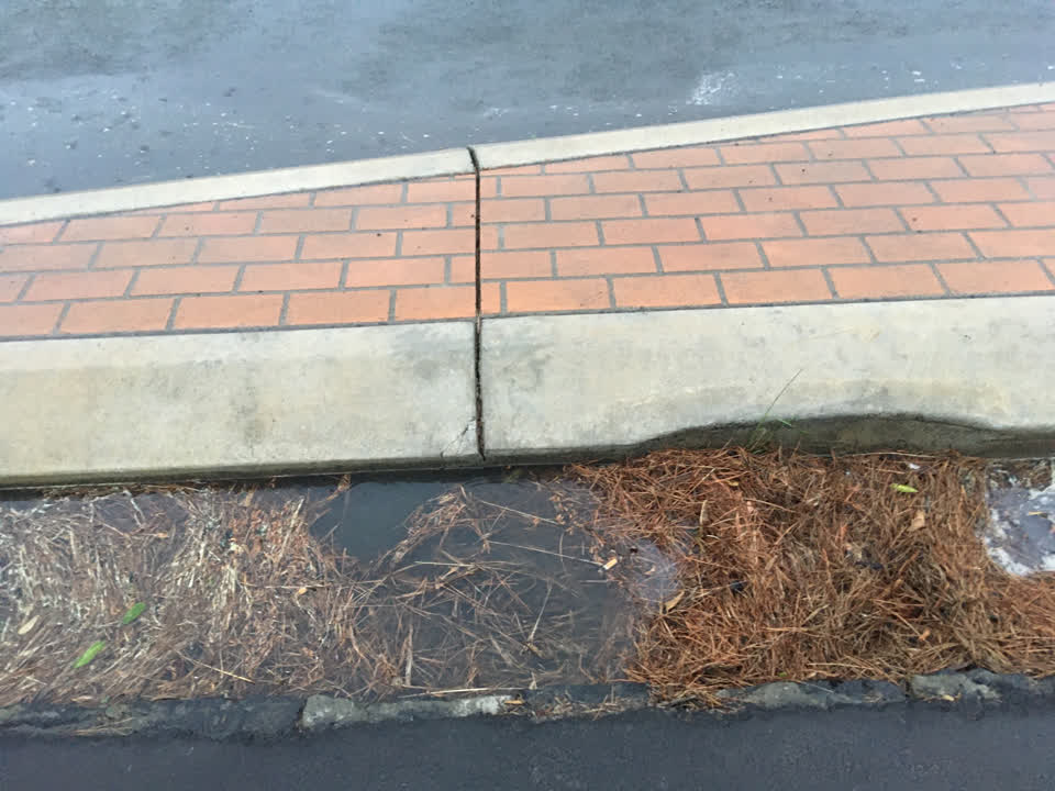 The photograph attached to this wastewater/stormwater report