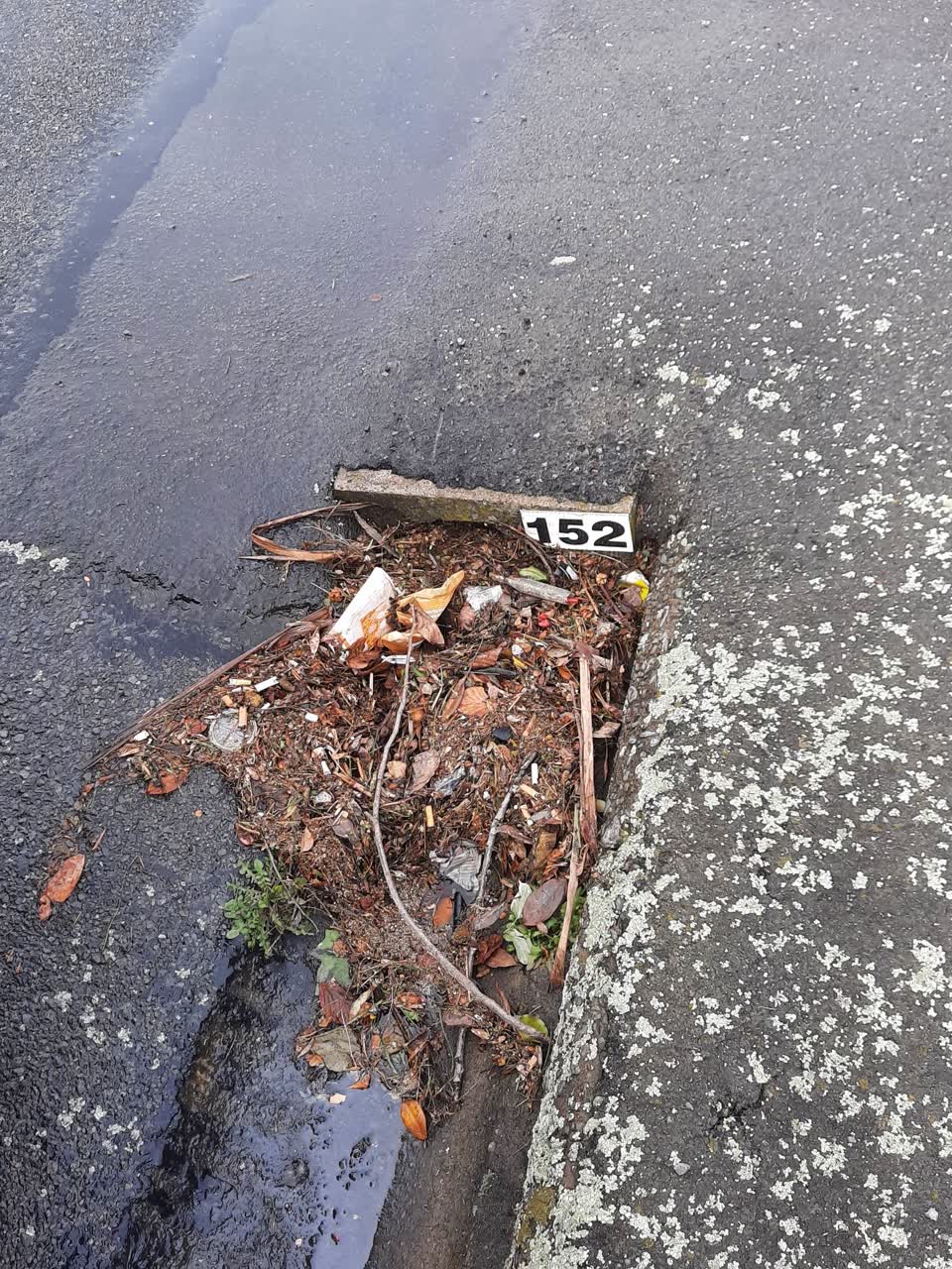 The photograph attached to this wastewater/stormwater report
