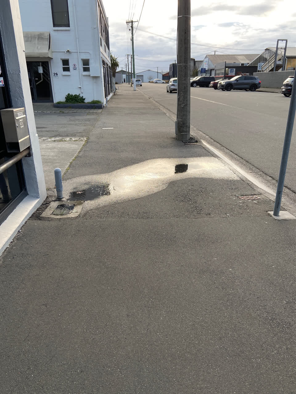 The photograph attached to this water supply report