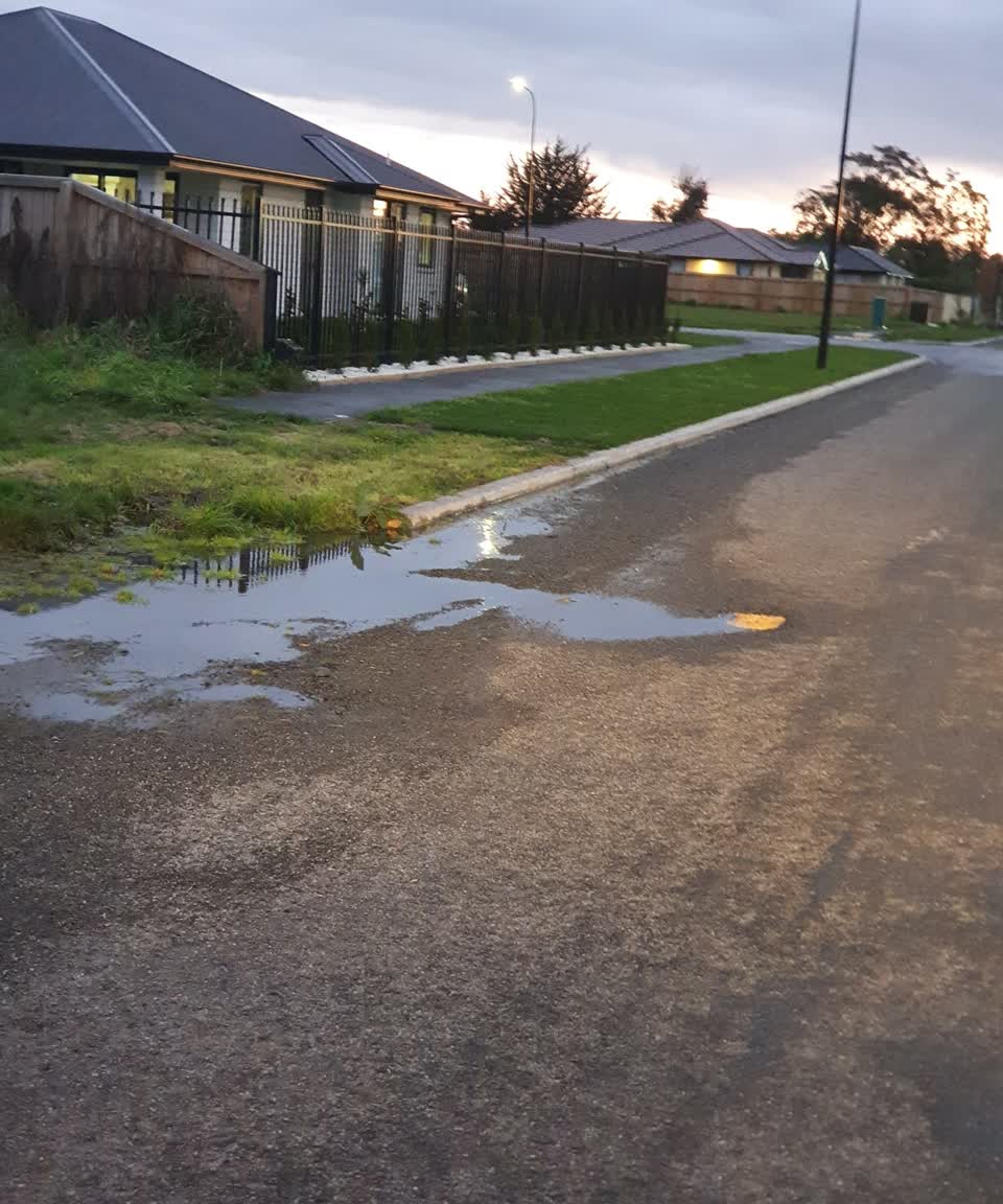 The photograph attached to this water supply report