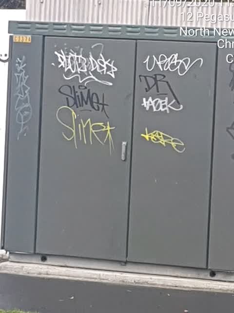 Graffiti, a report photo