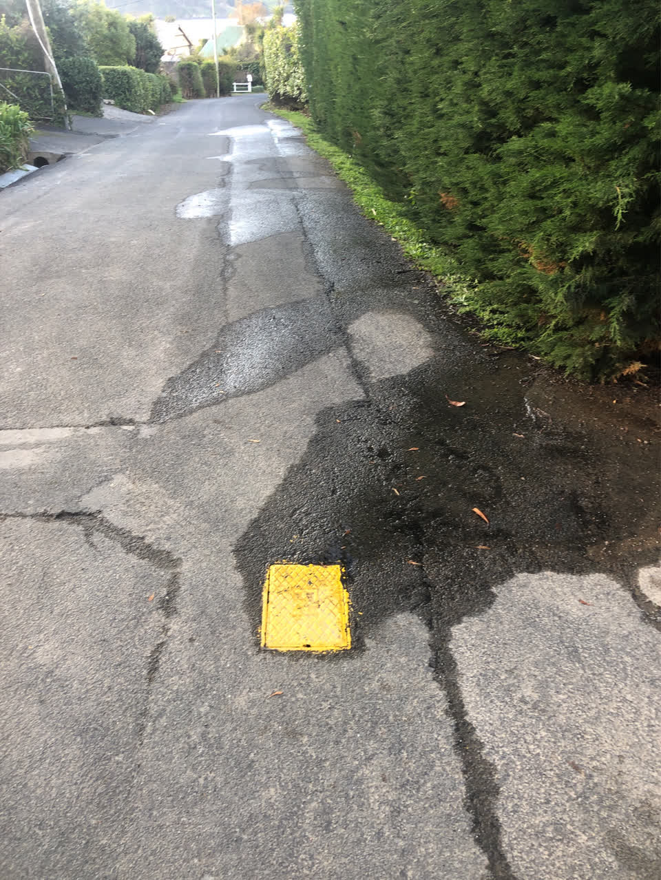 The photograph attached to this water supply report
