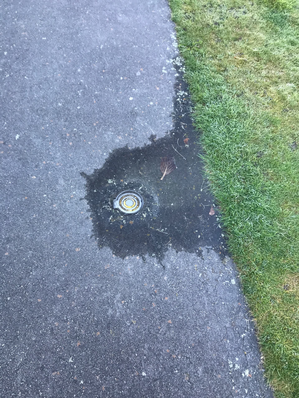 The photograph attached to this water supply report