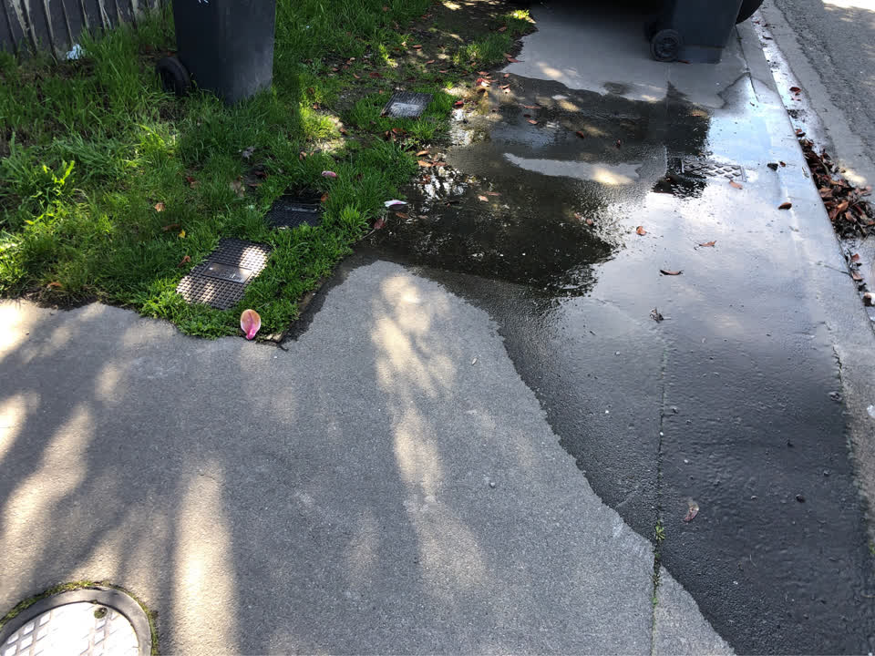 The photograph attached to this water supply report