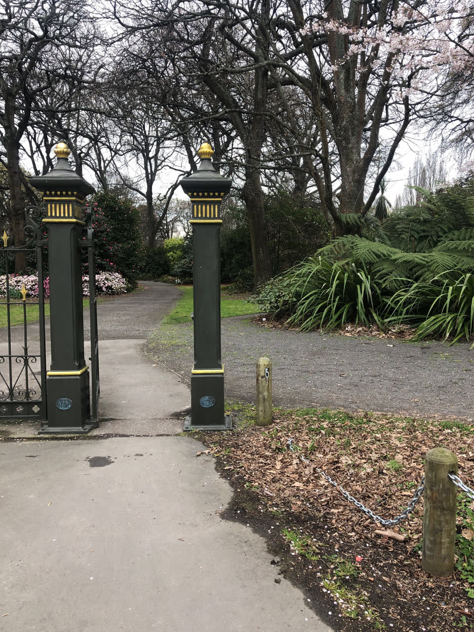 The photograph attached to this parks report