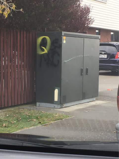 Graffiti, a report photo