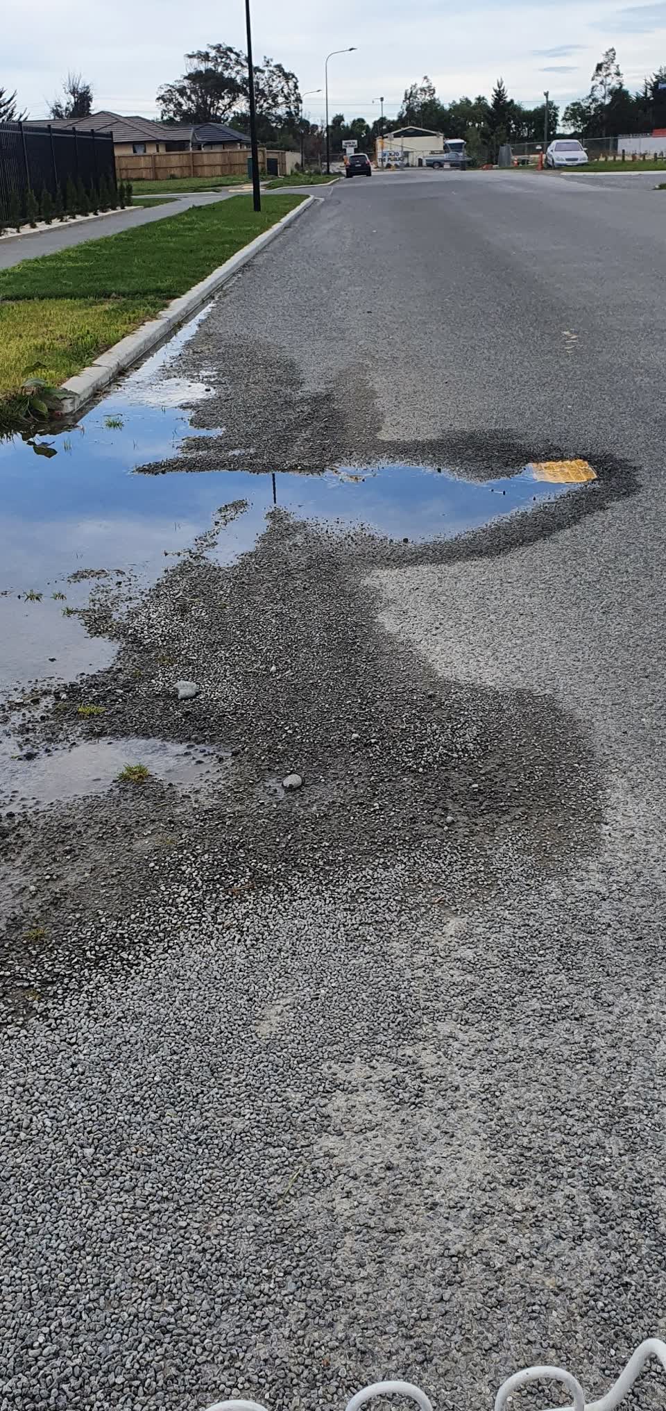The photograph attached to this water supply report