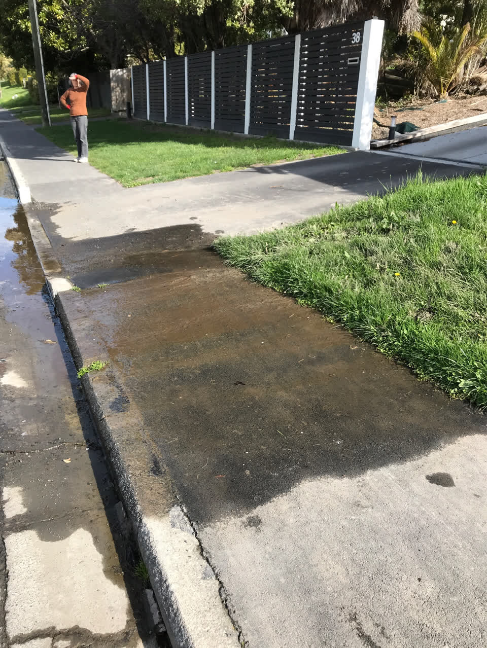 The photograph attached to this water supply report