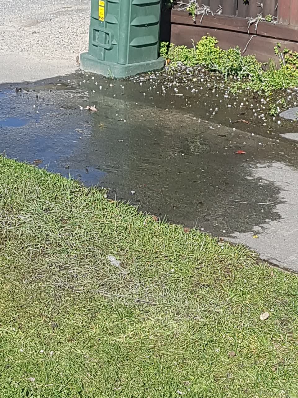 The photograph attached to this water supply report