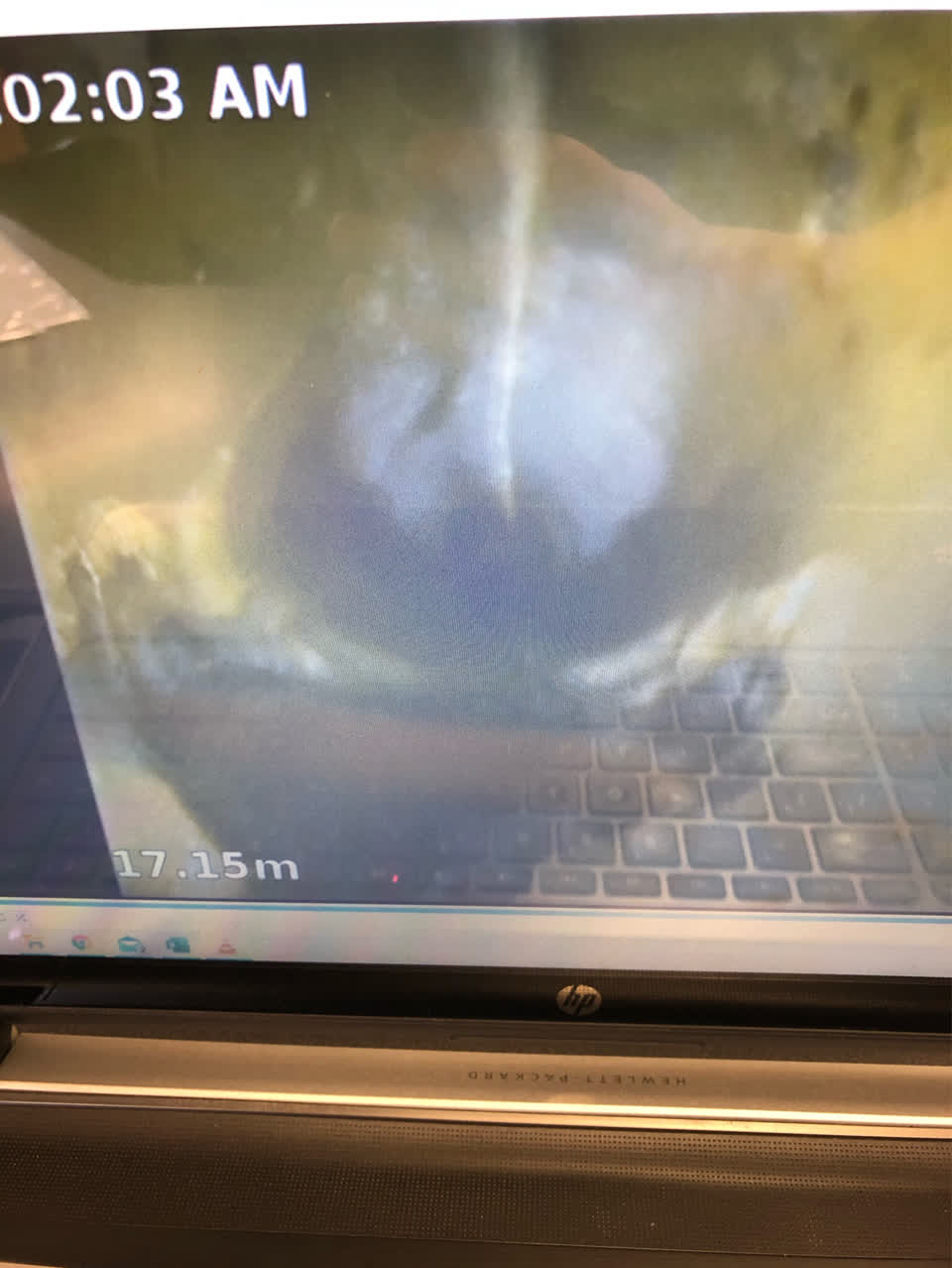 The photograph attached to this wastewater/stormwater report