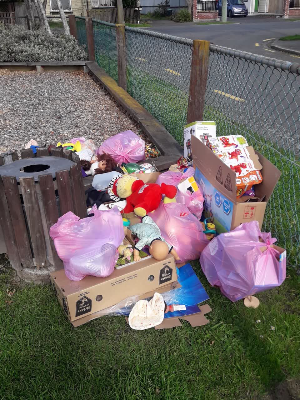 The photograph attached to this parks report