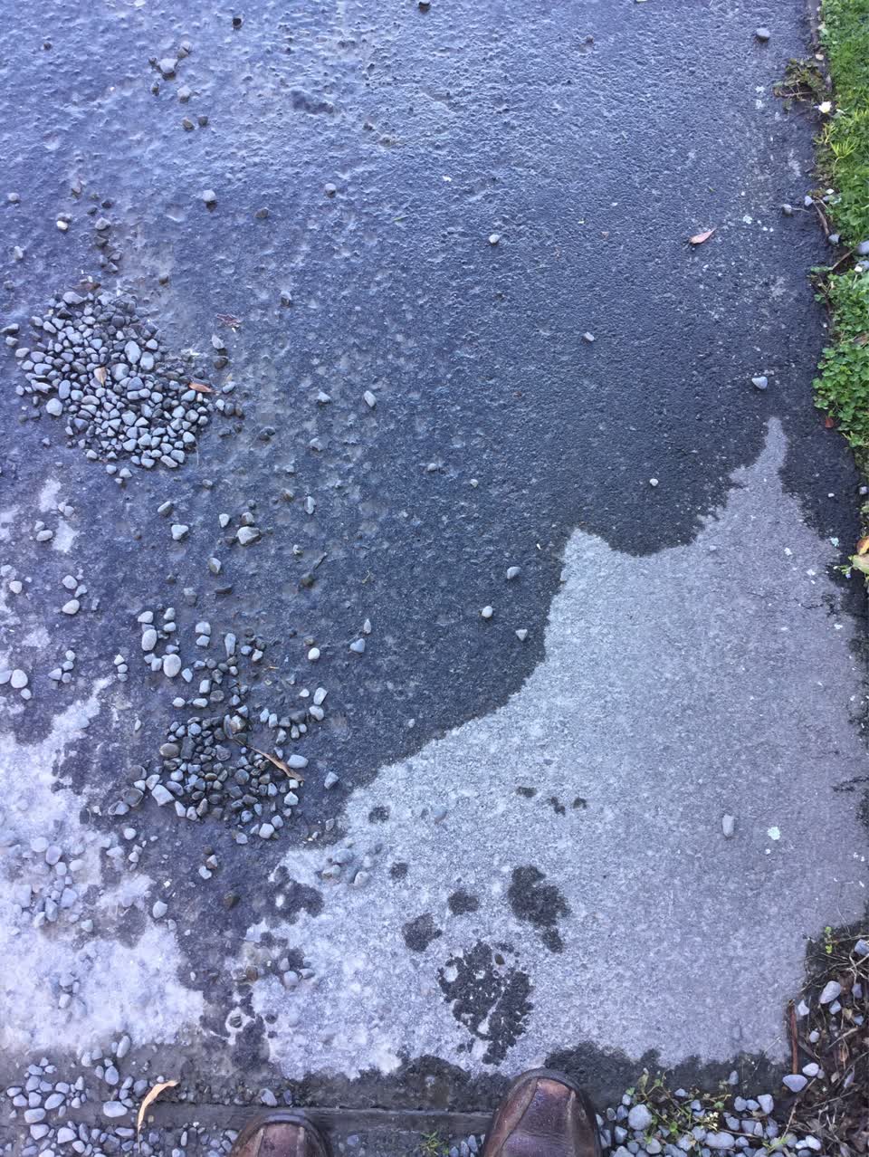 The photograph attached to this water supply report
