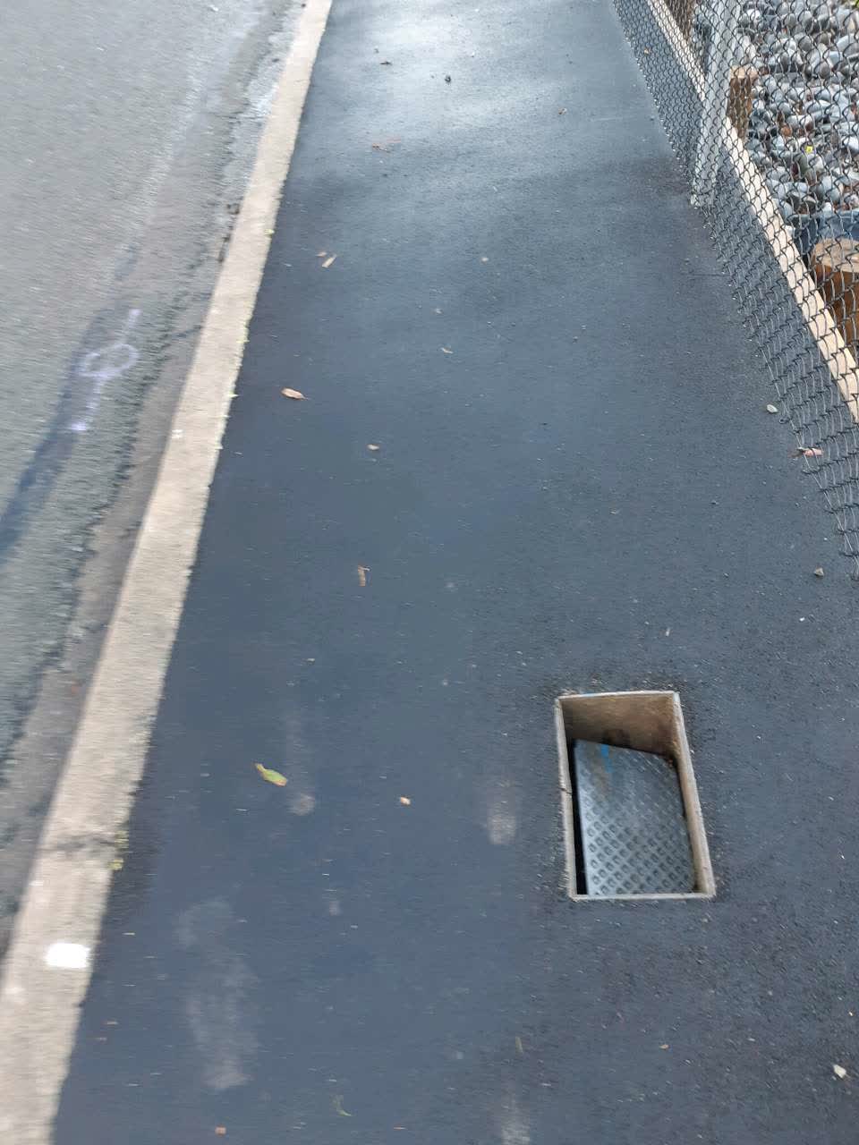 The photograph attached to this wastewater/stormwater report