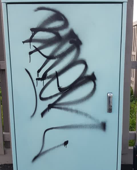 Graffiti, a report photo