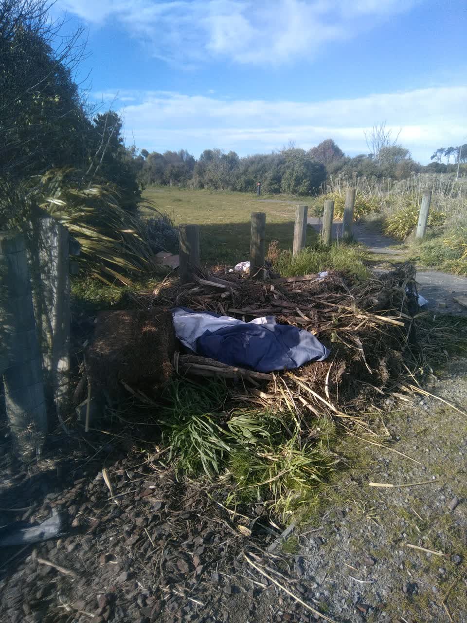 The photograph attached to this rubbish/recycling report