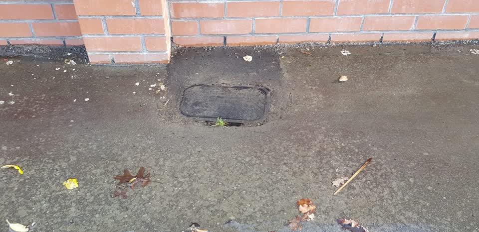 The photograph attached to this water supply report