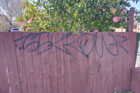 Graffiti, a report photo
