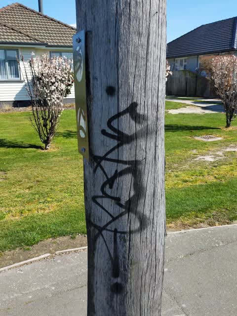 Graffiti, a report photo
