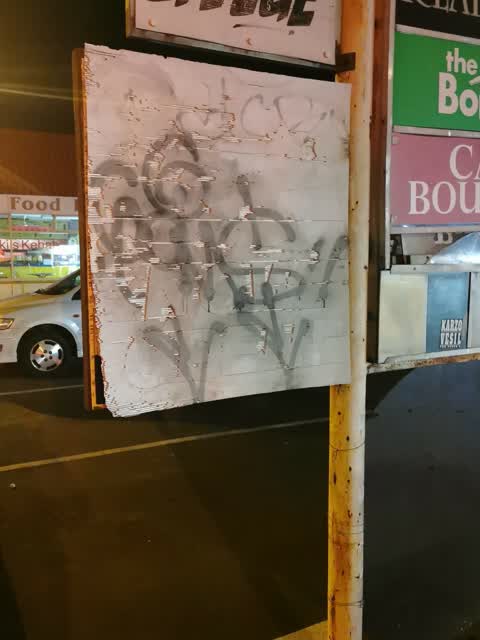 Graffiti, a report photo