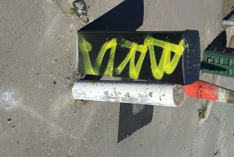 Graffiti, a report photo