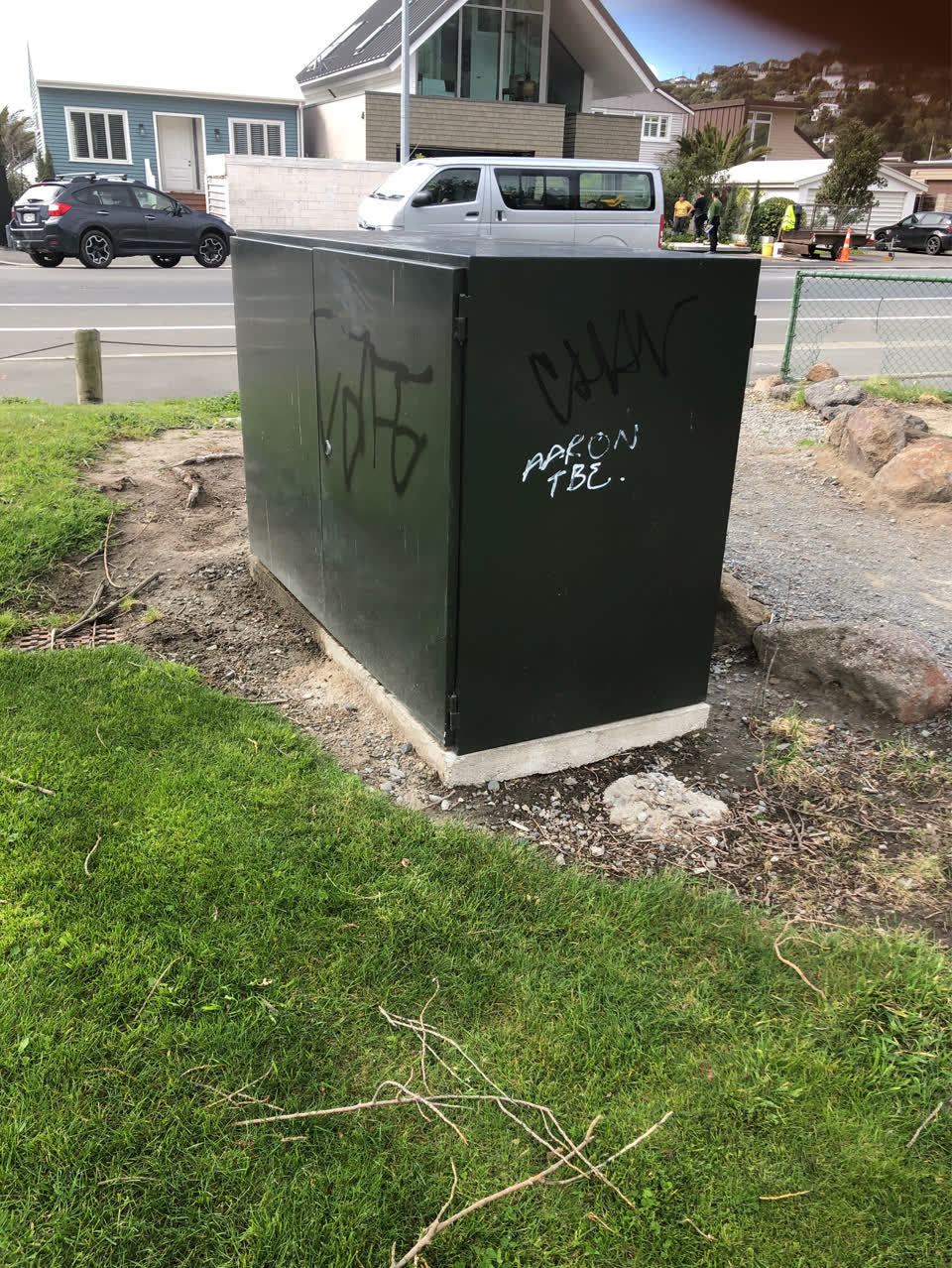 The photograph attached to this graffiti - public property report