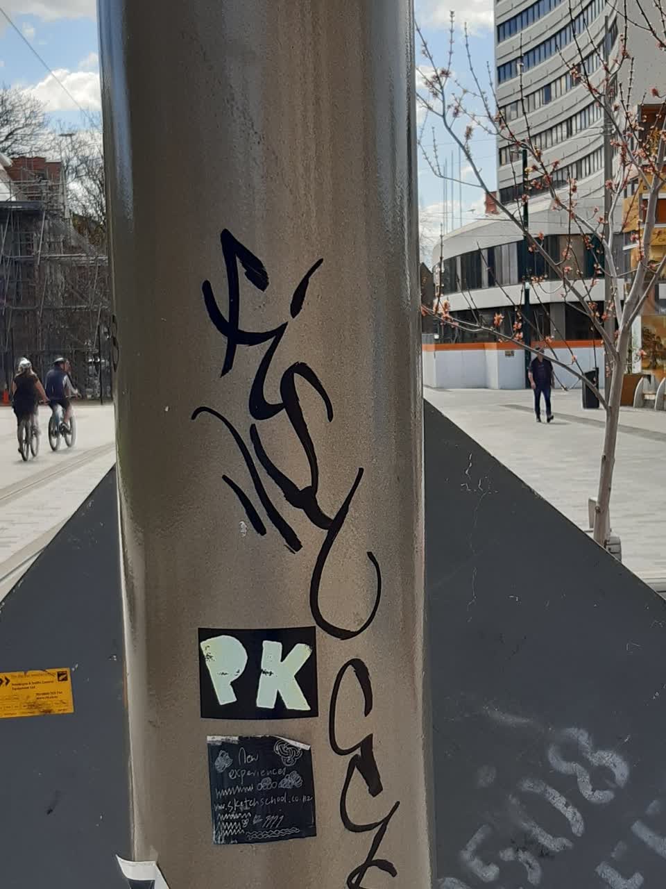The photograph attached to this graffiti - public property report