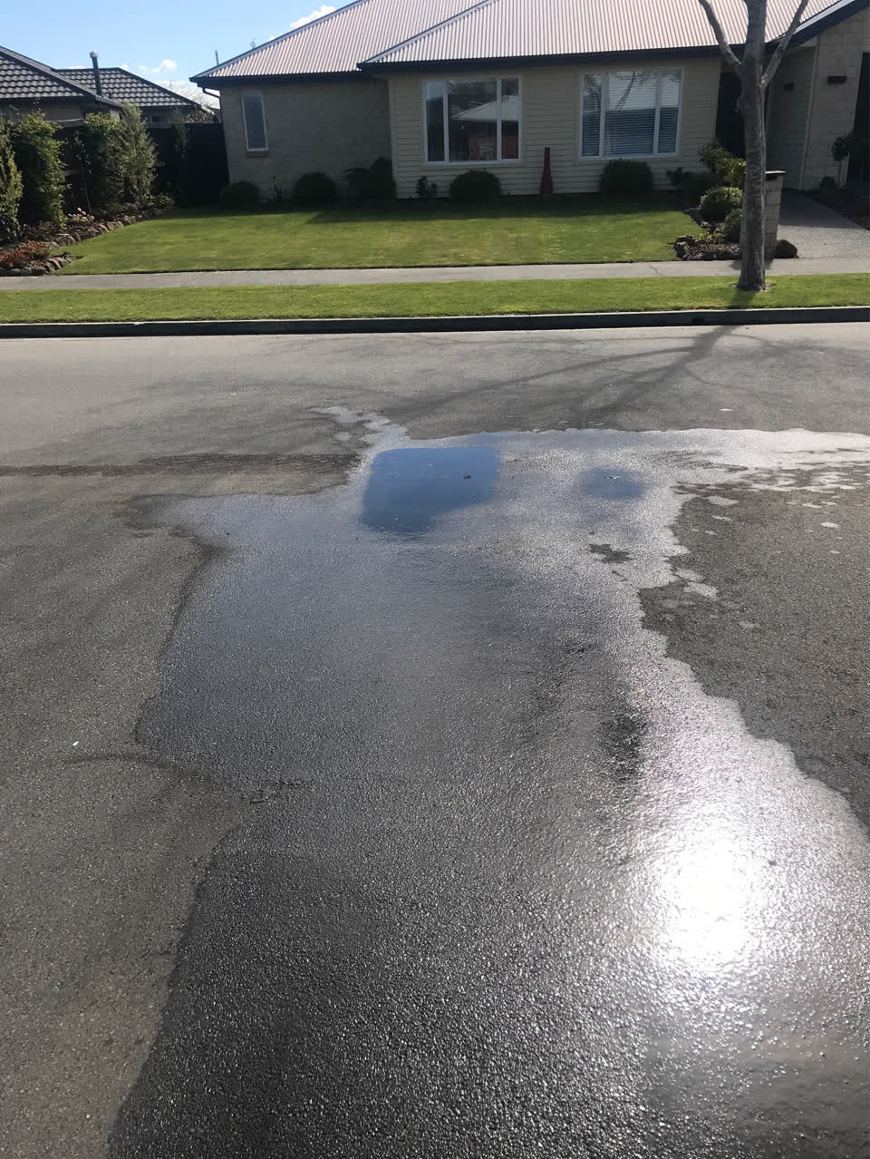 The photograph attached to this sewer - general report