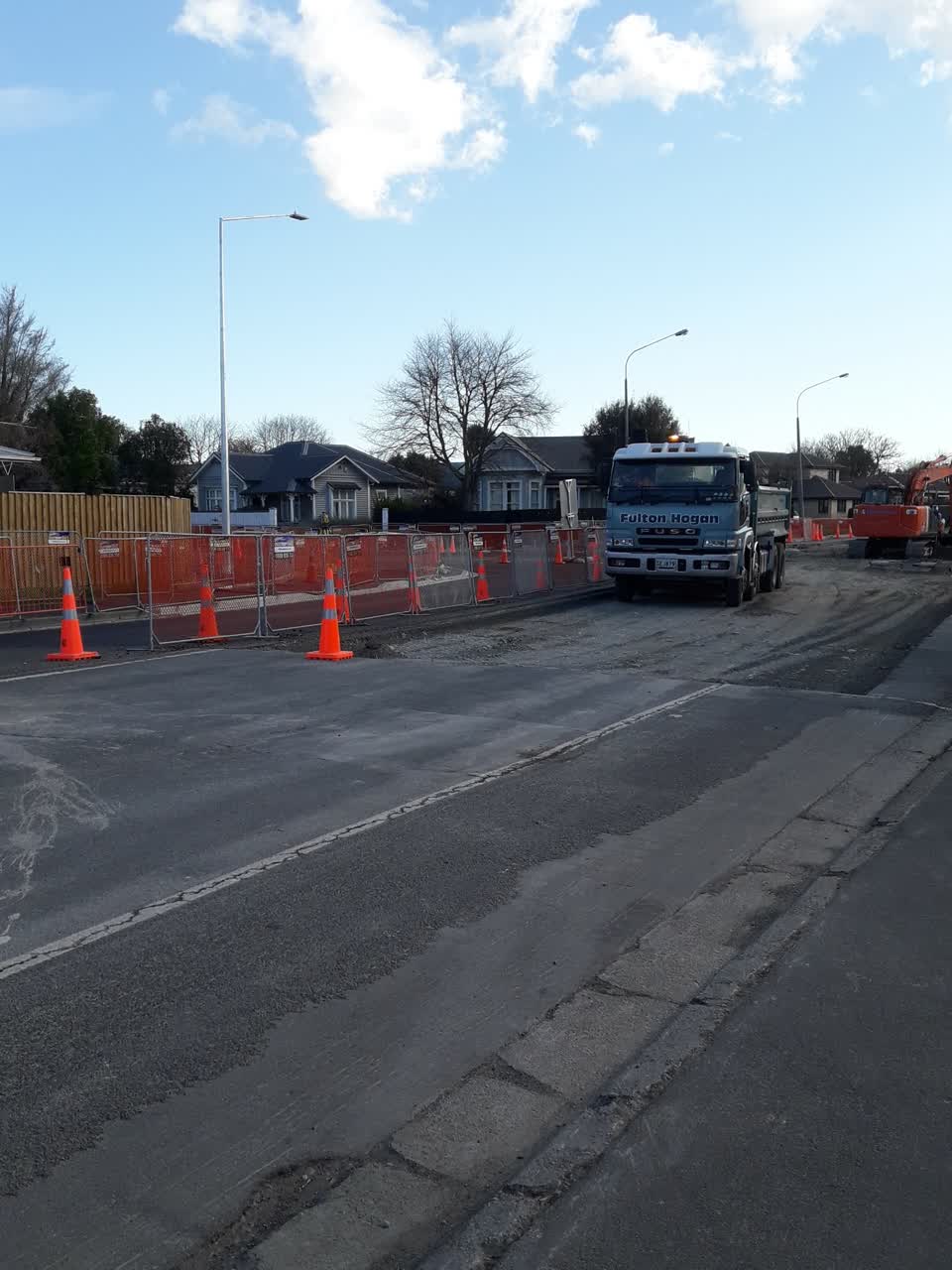 The photograph attached to this pothole report