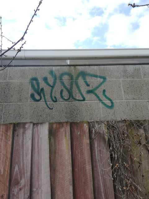 Graffiti, a report photo