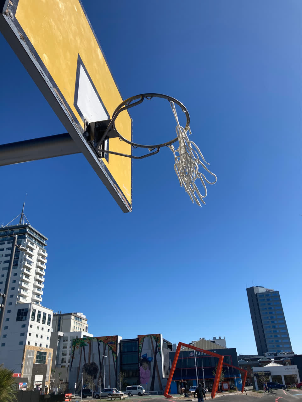 The photograph attached to this playground equipment report
