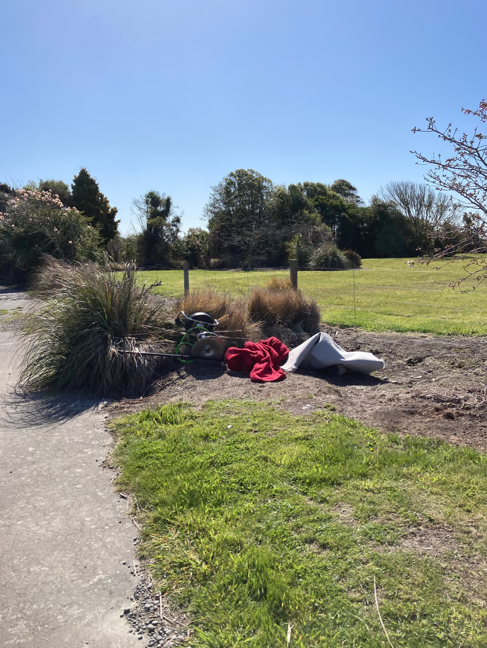 The photograph attached to this dumped rubbish report