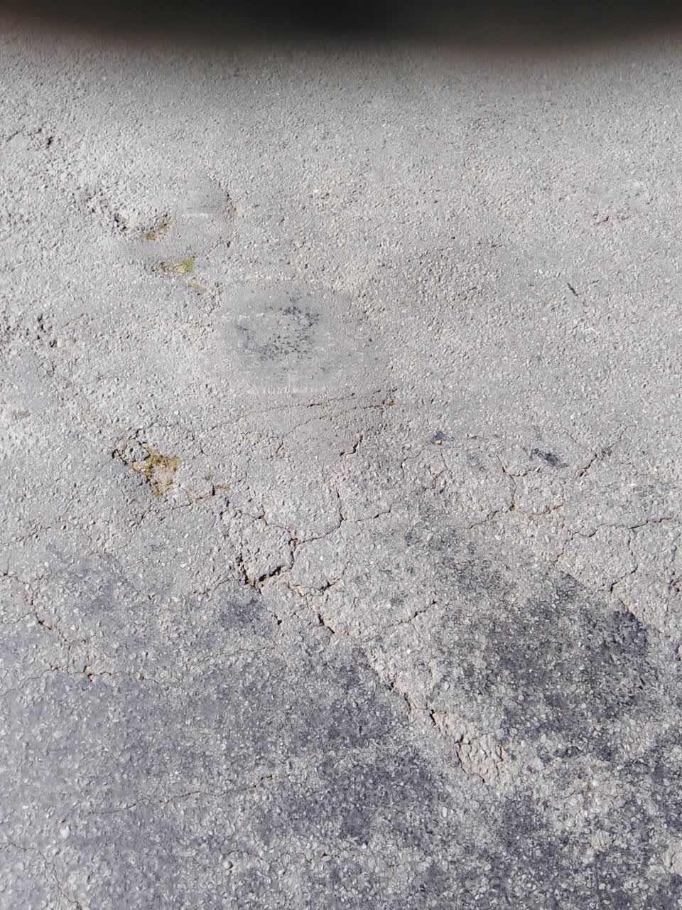 The photograph attached to this pothole report