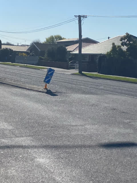Damaged Street Sign, a report photo