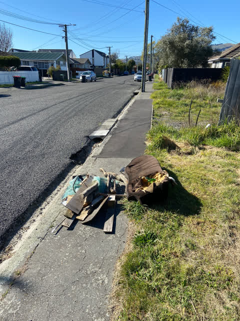 Dumped Rubbish, a report photo