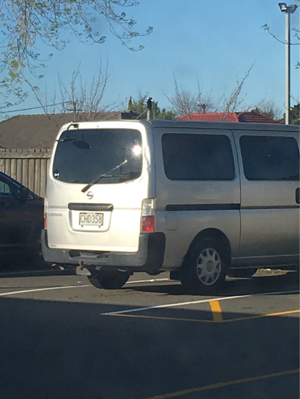 The photograph attached to this abandoned vehicle report