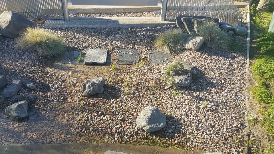 The photograph attached to this water leak report