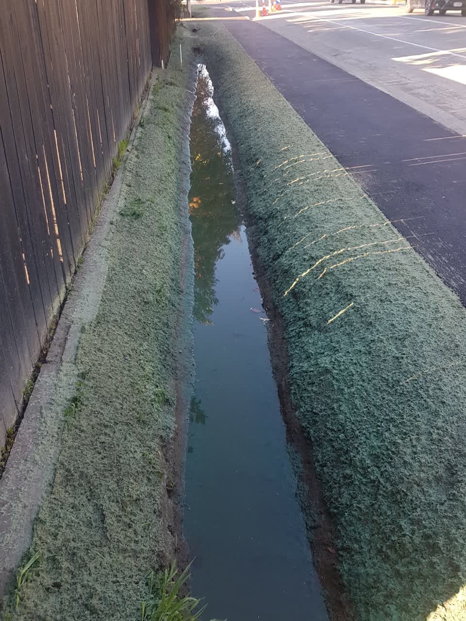 The photograph attached to this wastewater/stormwater report