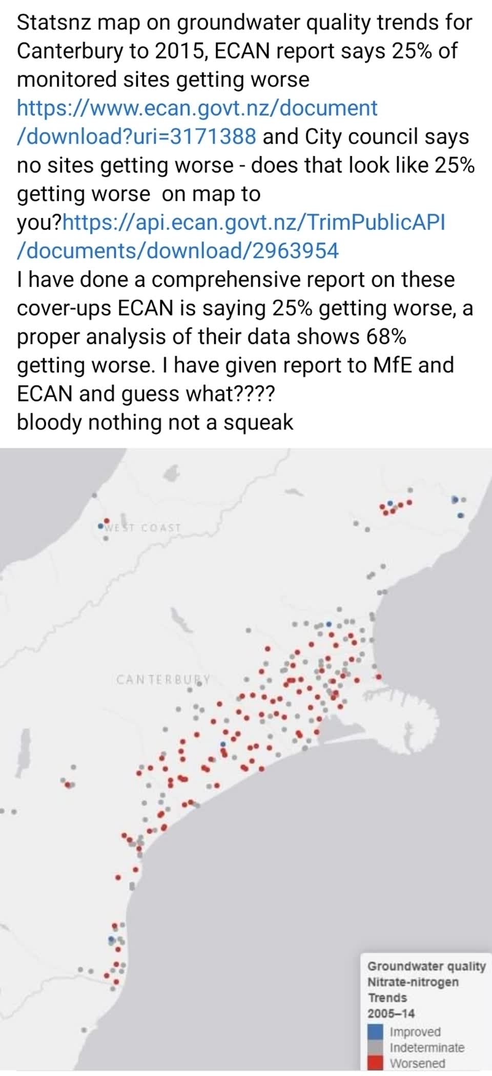 The photograph attached to this pollution - general report