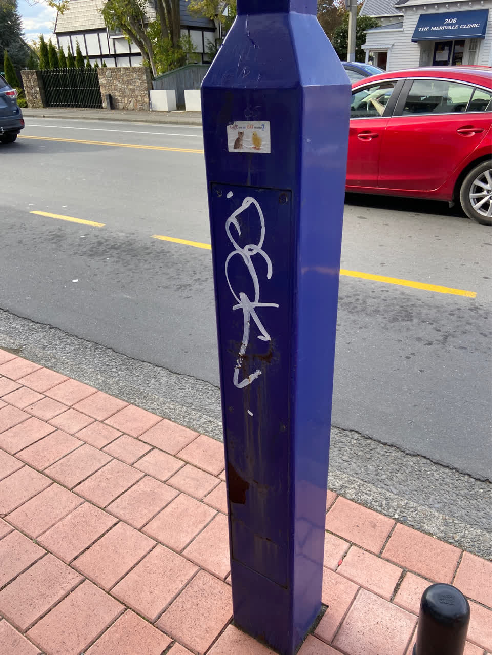 The photograph attached to this graffiti - public property report