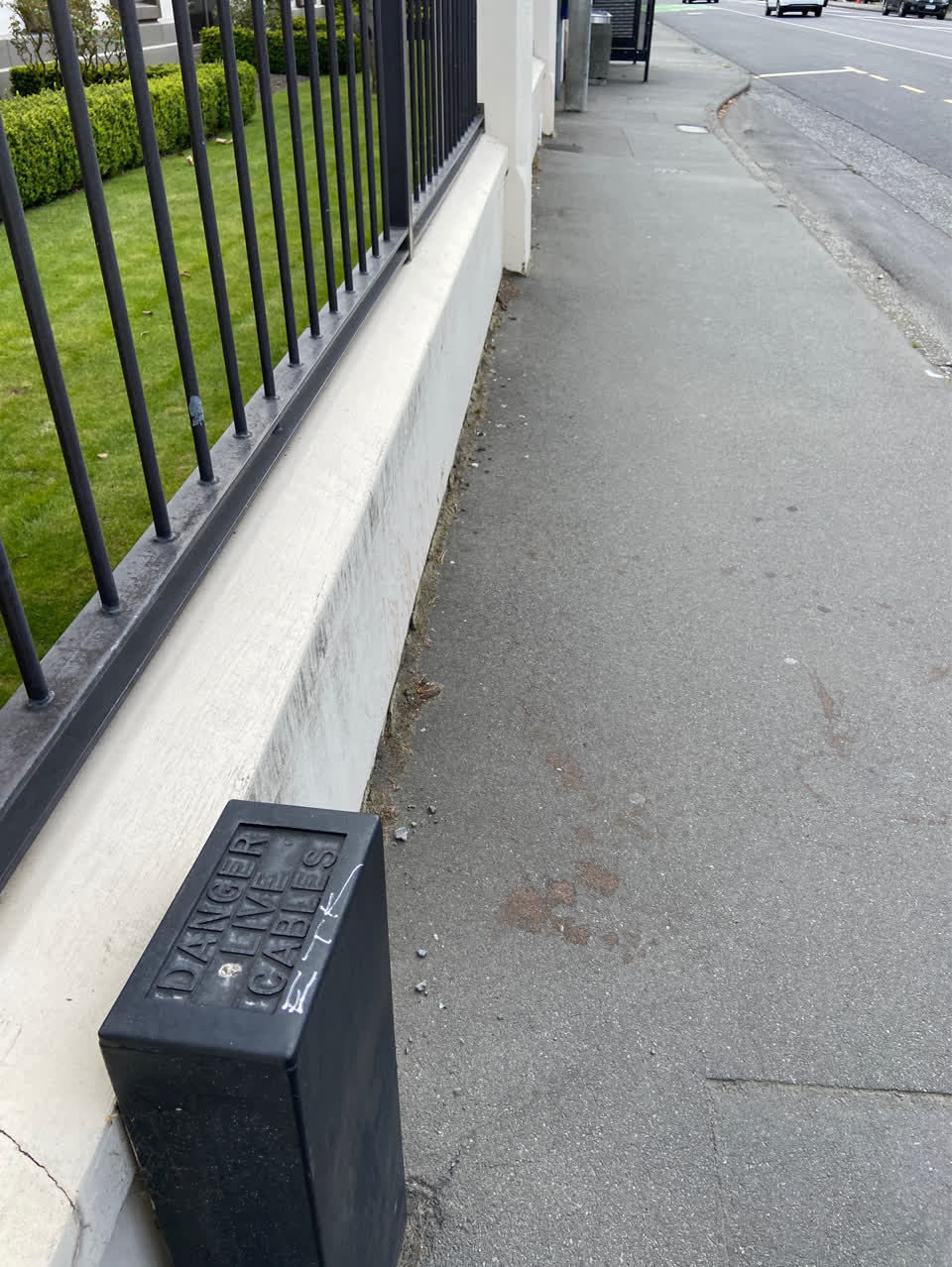 The photograph attached to this graffiti - public property report