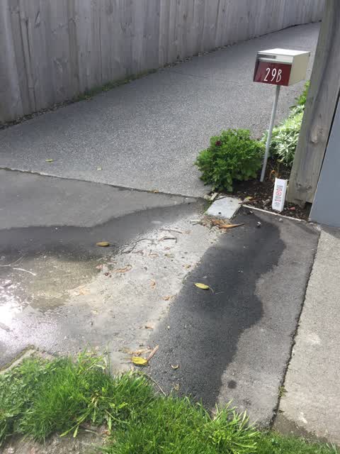 Water Leak, a report photo
