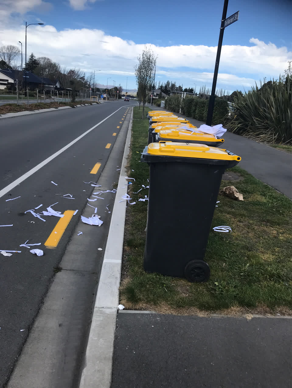 The photograph attached to this pavement - general report