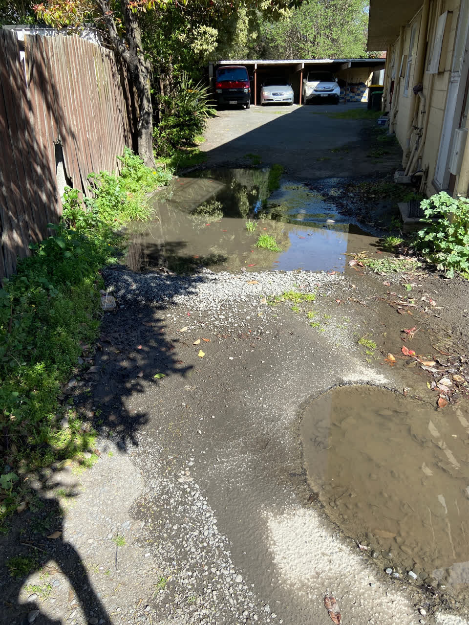 The photograph attached to this roads - general report