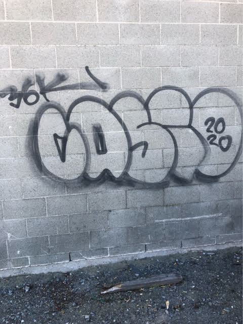 Graffiti, a report photo