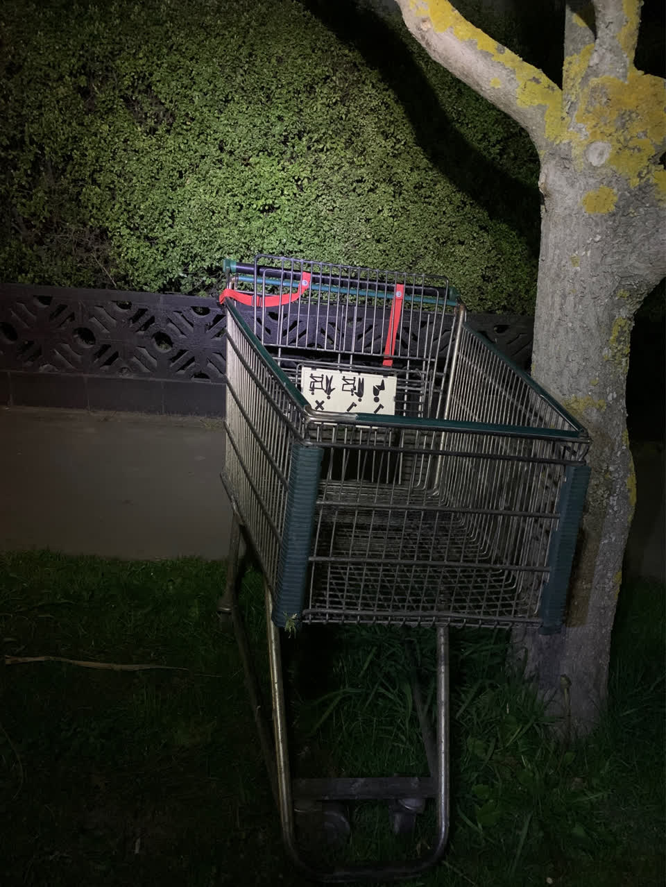 The photograph attached to this general - abandoned trolley report