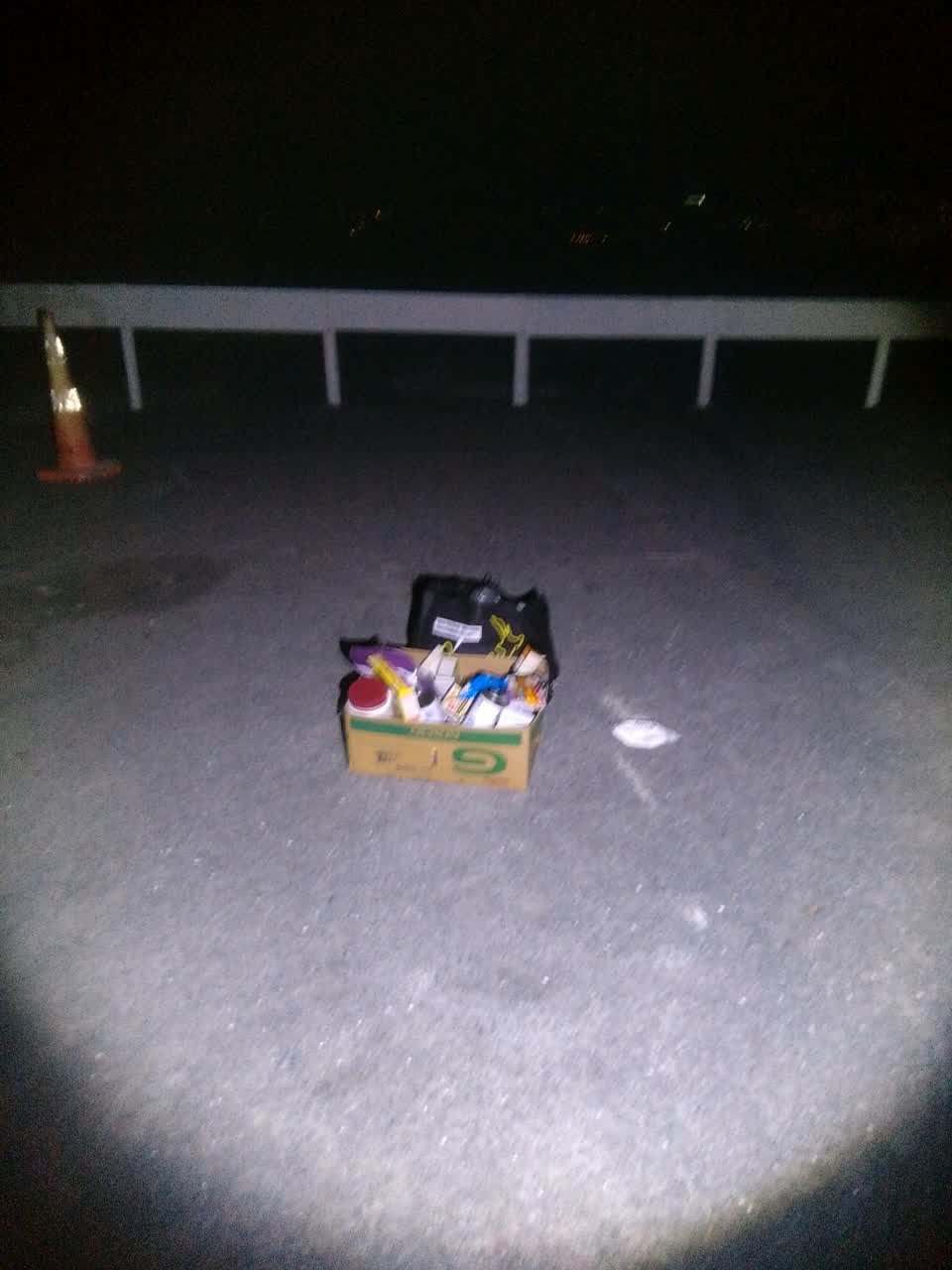 The photograph attached to this dumped rubbish report